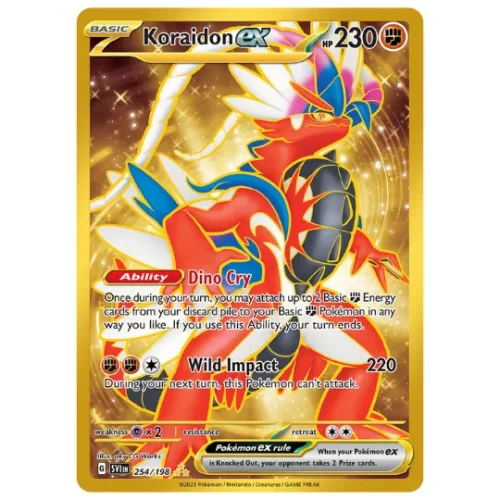 Koraidon ex - 254/198 - Scarlet & Violet Base Set